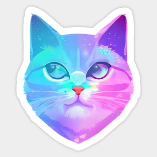 Holographic Cat Sticker